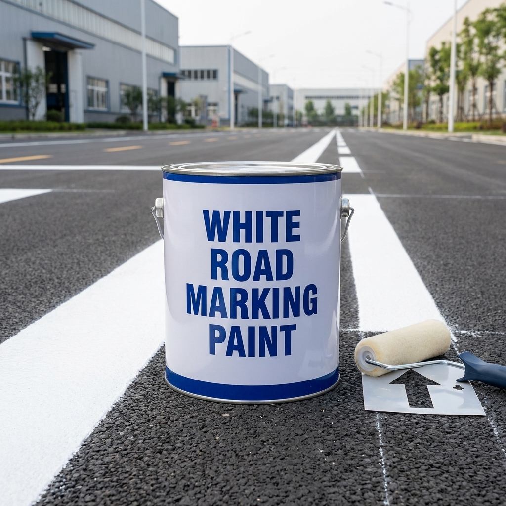 White Road Marking Paint - Image 2